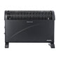 Schallen Modern Black 2000W Electric Convector Radiator Heater with Thermostat