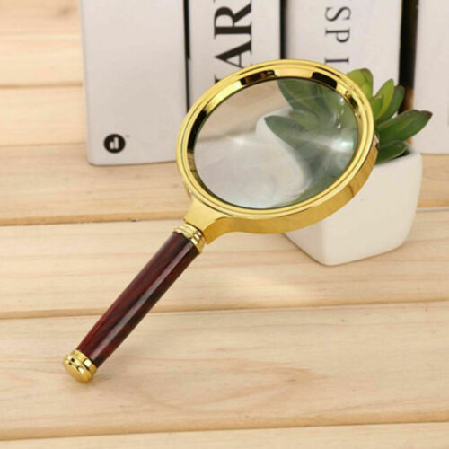 90mm Handheld Magnifying Glass 15x Magnifier Reading Loupe Jewelry Aid Big Large FREE SHIPPING