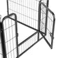 Heavy Duty 6 Panel Puppy Playpens Pet Dog Pen Cat Rabbit Fence Indoor/Outdoor