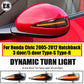 2X Dynamic Black Pair of Wing Mirror LED Indicators for Honda Civic MK8 05-12 FREE SHIPPING