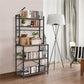 5 Tier Industrial Kitchen Bakers Rack Microwave Oven Stand Storage with 10 Hooks