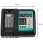 Rapid Battery Charger for Makita BL1830 BL1840 BL1850 BL1860 7.2V-18V 3A UK Plug