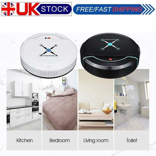 Smart Robot Vacuum Cleaner Auto Sweeper Floor Clean Machine USB Rechargeable