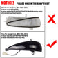 2X Dynamic Black Pair of Wing Mirror LED Indicators for Honda Civic MK8 05-12 FREE SHIPPING
