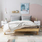 Simple Modern Bedside Table 2 Drawers Nightstand End Table Bedroom Furniture