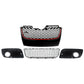 Front Bumper Centre Lower Grille Fog Light Grill For VW Golf MK5 GTI Jetta Set FREE SHIPPING