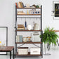 5 Tier Industrial Kitchen Bakers Rack Microwave Oven Stand Storage with 10 Hooks