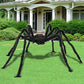 200CM(6.6FT) Hairy Giant Spider Halloween Prop Indoor/Outdoor Decor
