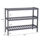 3 Tier Hallway Shoes Rack Footwear Stand Storage Shelves Stable