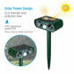 UTRASONIC SOLAR ANIMAL REPELLER DRIVE DOG CAT FOX DETERENT GUARD DEFENDS WARNING