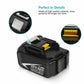 2x For Makita 18V BL1860 BL1840 5.0Ah LXT Li-Ion Cordless Battery BL1830 BL1850