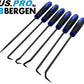 BERGEN Long Reach Pick And Hook Tool Set O Ring Seal Hose Removal Puller Set HD