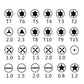 25 Multi Small Precision Hex Torx Star Mini Screwdriver Set Bits Repair Tool Kit
