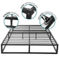 💥SALE💥King Size Extra Strong Platform Metal Bed Frame Bedroom Furniture Black