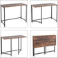 Foldable Computer Desk Folding Laptop PC Table Home Office Study Writing Brown