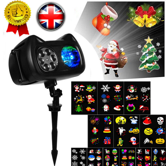 Newest Halloween Projector Light Outdoor Christmas LED Laser Light Xmas Party