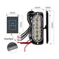 4x 12LED Amber Recovery Strobe Flashing Grille Lightbar Lamp Truck Beacon Light