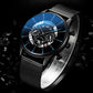 Mens Stainless Steel Wrist Watch Quartz Date Analog Sports Watches