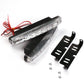 2X 8 LED Daytime Running Lights DRL Car Fog Day Driving Lamps Super White 12V