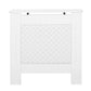 New Wall Heater Radiator Cover White Traditional MDF Wood Grill Cabinet Shelfs