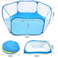 Folding Pet Playpen Rabbit Hamster Indoor Outdoor Guinea Pig Run Portable