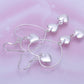 925 Sterling Silver Heart Earrings Triple Heart Dangle Drop Love UK FREE SHIPPING