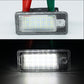 White LED License Number Plate Light Lamp CANBUS For Audi A3 8P 2004-2012 Xenon