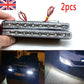 2X 8 LED Daytime Running Lights DRL Car Fog Day Driving Lamps Super White 12V