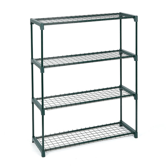 NEW! LARGE 4 TIER GARDEN STAND SHELVING RACK RACKING DISPLAY FLOWERS FREE SHIPPING