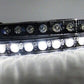 2x White 9 LED Daytime Running Light DRL Fog Indicator Side Bumper For Audi VW