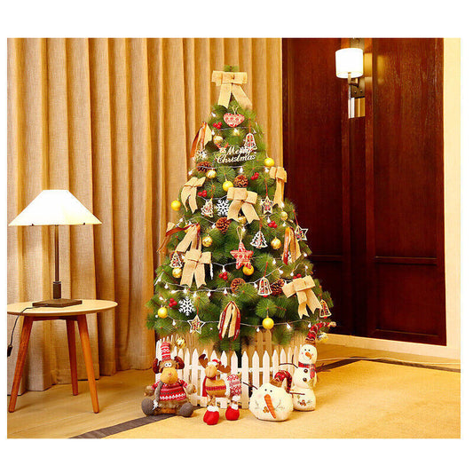 12 Pcs Christmas Tree Decoration Glittered Bow Gift