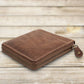 Genuine 100% Leather Wallet RFID Blocking Credit ID Card Holder Zip Closure UK
