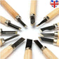 12Pcs Wood Carving Knife Chisel Kit Woodworking Whittling Cutter Chip Hand Tool