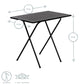 Folding Laptop Desk PC Home Office University Wood Study Student Table - Black 5055415997679
