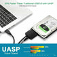 USB to Sata Adapter USB 3.0 to 2.5" 3.5" Sata HDD SSD Hard Drive Power Adapters
