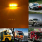 4x 4 LED Amber Recovery Strobe Flashing Grille Lightbar Lamp Truck Beacon Light