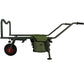 NEW! Fishing Trolley Solid PU Wheel Folding Barrow Cart with Detachable Bag