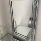 💥SALE💥Large Crushed Diamond Jewel Framed Silver Bordered Wall-Mounted Mirror 40x60cm
