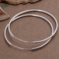 925 Sterling Silver Hoop Earrings Large Hooped Sleeper 50mm 5cm Ladies UK FREE SHIPPING